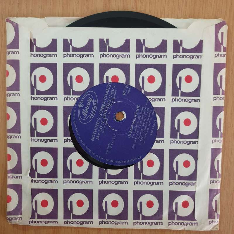 Glenn Medeiros  Nothing's Gonna Change My Love For You - 7" Record - Very-Good+ Quality (VG+) ...