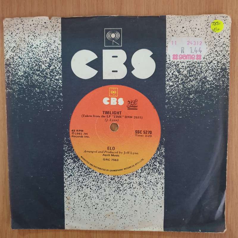 ELO  Twilight - 7" Record - Very-Good+ Quality (VG+) (verygoodplus7)(DLB)