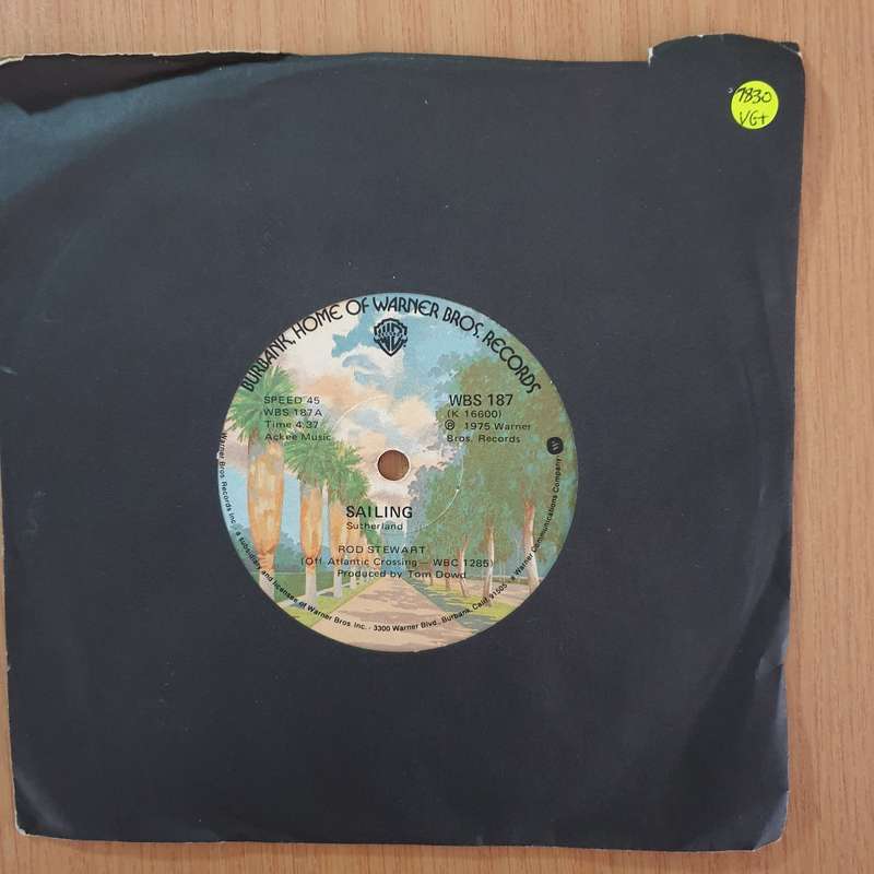 Rod Stewart  Sailing - 7" Record - Very-Good+ Quality (VG+) (verygoodplus7)(DLB)