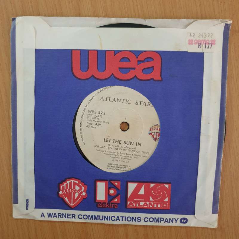 Atlantic Starr  Always - 7" Record - Very-Good+ Quality (VG+) (verygoodplus7) (DLB)