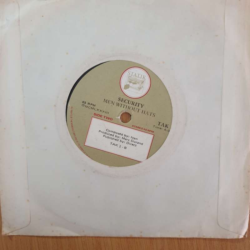 Men Without Hats  The Safety Dance - 7"" Record - Very-Good+ Quality (VG+) (verygoodplus7) (DLB)