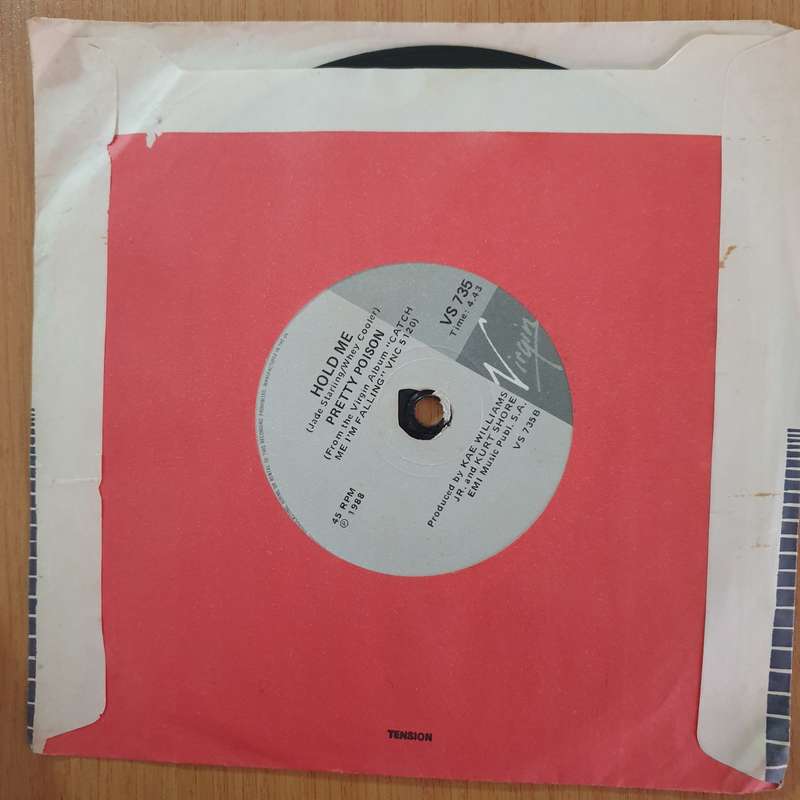 Pretty Poison  Catch Me I'm Falling / Hold Me - 7" Record - Very-Good+ Quality (VG+) (verygood...