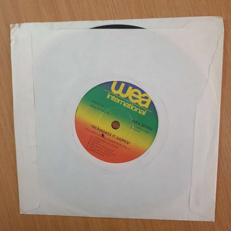 Various  WEA Makes It Happen - 7" Record - Very-Good+ Quality (VG+) (verygoodplus7) (DLB)