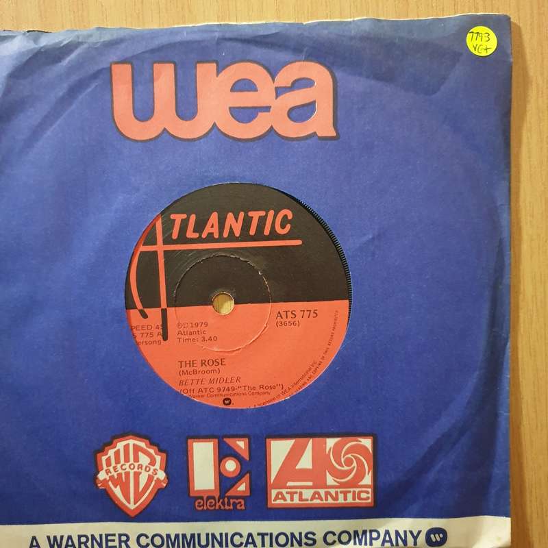 Bette Midler  The Rose / Stay With Me - 7" Record - Very-Good+ Quality (VG+) (verygoodplus7) (...