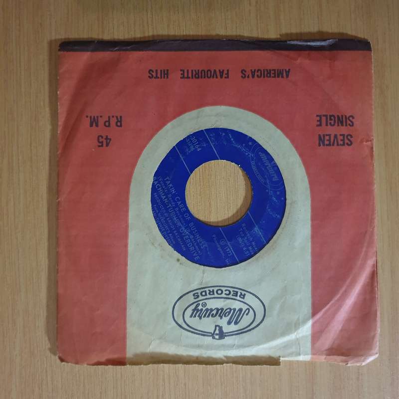 Bachman-Turner Overdrive  Takin' Care Of Businessn - 7" Record - Very-Good+ Quality (VG+) (ver...