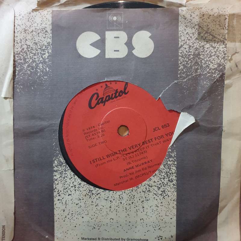 Anne Murray  You Needed Me - 7" Record - Very-Good Quality (VG) (verygood7) (DLB)