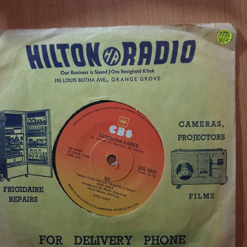 MS  Computer Games - 7" Record - Very-Good+ Quality (VG+) (verygoodplus7) (DLB)