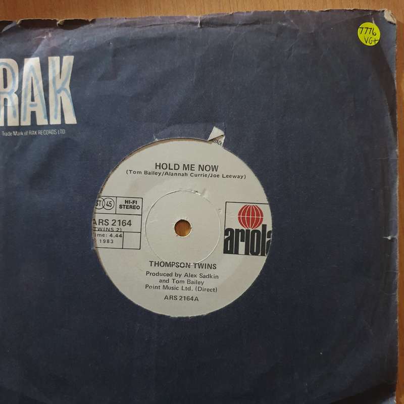 Thompson Twins  Hold Me Now - 7" Vinyl Record  (VG+) (DLB)