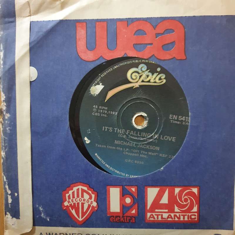 Michael Jackson  Billie Jean - 7" Record - Very-Good+ Quality (VG+) (verygoodplus7) (DLB)