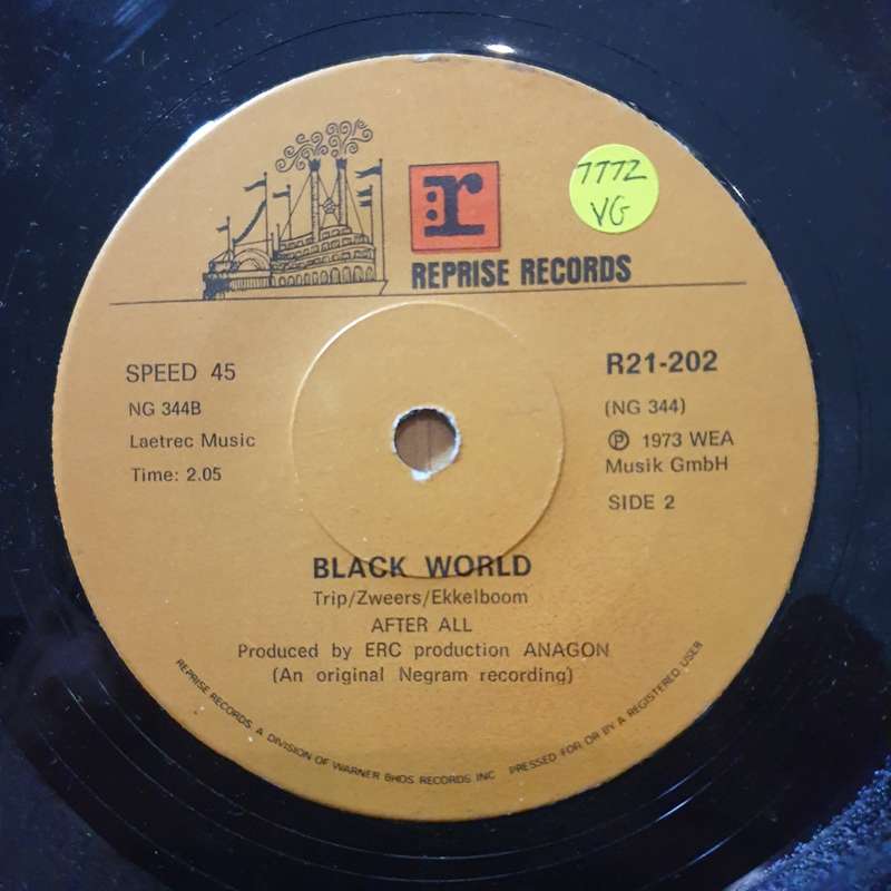 After All   If You Need Me - 7" Vinyl Record  (VG) (DLB)