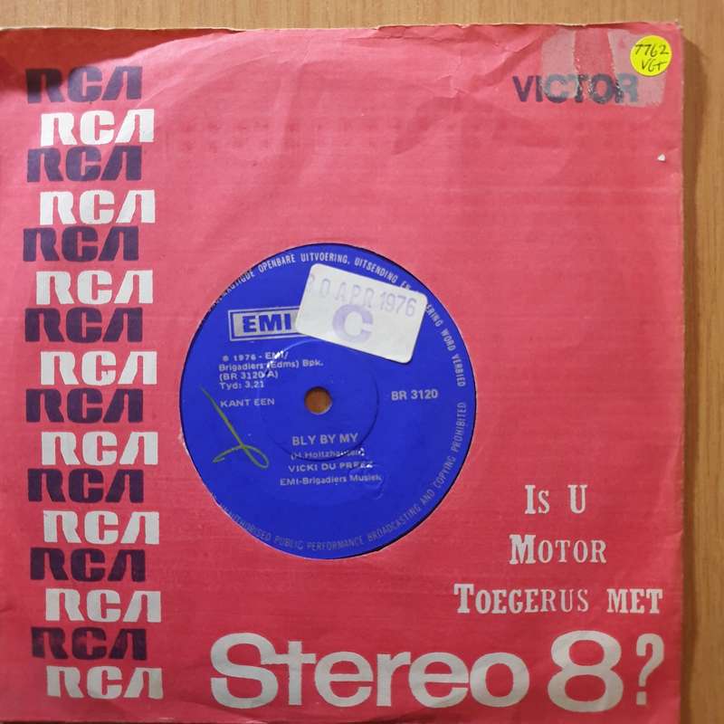 Vicki Du Preez  Bly By My - 7" Vinyl Record  (VG+) (DLB)