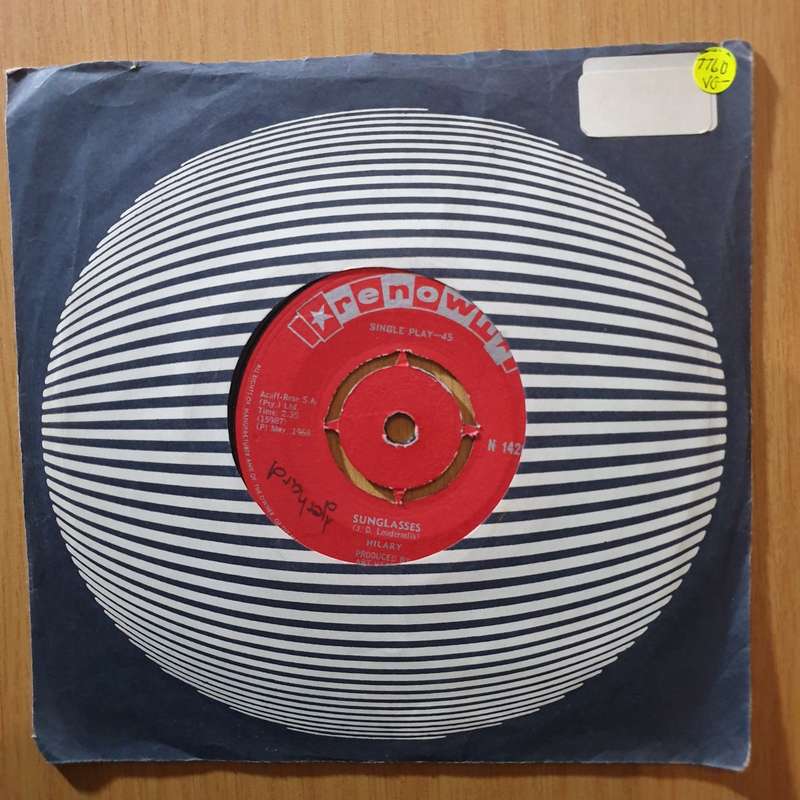 Hilary  Sunglasses 7" Record - Very-Good Quality (VG) (verygood7)