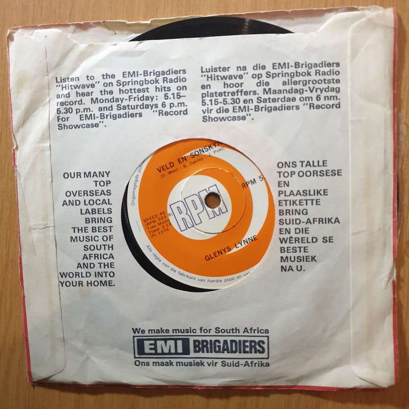 Glenys Lynne  Haai Casanova 7" Record - Very-Good Quality (VG) (verygood7)