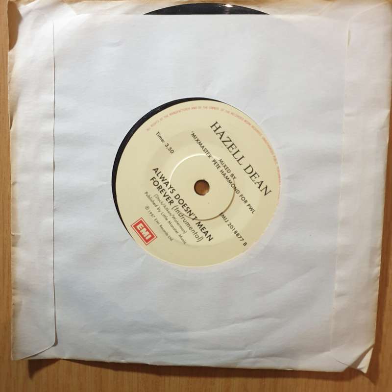Hazell Dean  Always Doesn't Mean Forever - 7" Record - Very-Good+ Quality (VG+) (verygoodplus7...
