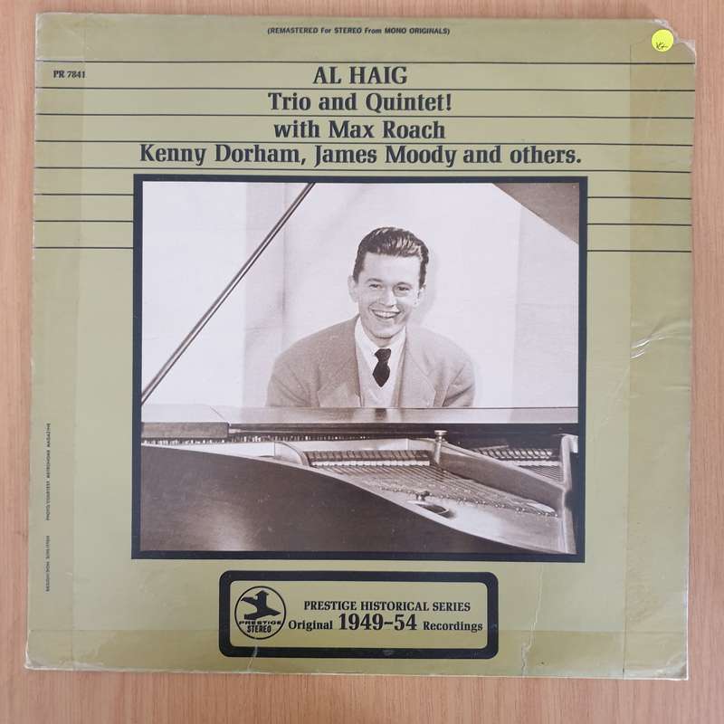 Al Haig  Trio And Quintet! - Vinyl LP Record - Very-Good+ Quality (VG+) (verygoodplus)
