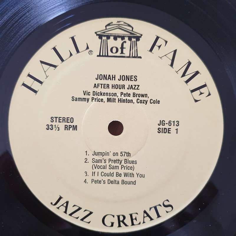 Jonah Jones  After Hour Jazz - Vinyl LP Record - Very-Good+ Quality (VG+) (verygoodplus)