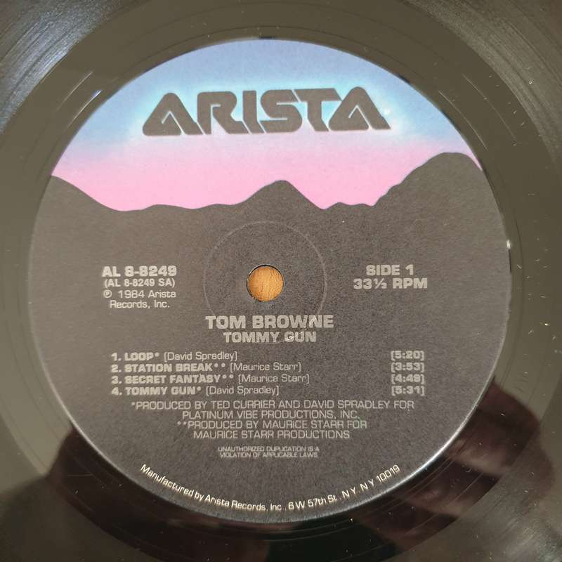 Tom Browne  Tommy Gun  - Vinyl LP Record - Very-Good+ Quality (VG+) (verygoodplus)