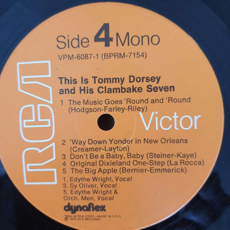 Tommy Dorsey & His Clambake Seven  This Is Tommy Dorsey & His Clambake Seven  - Double Vinyl L...