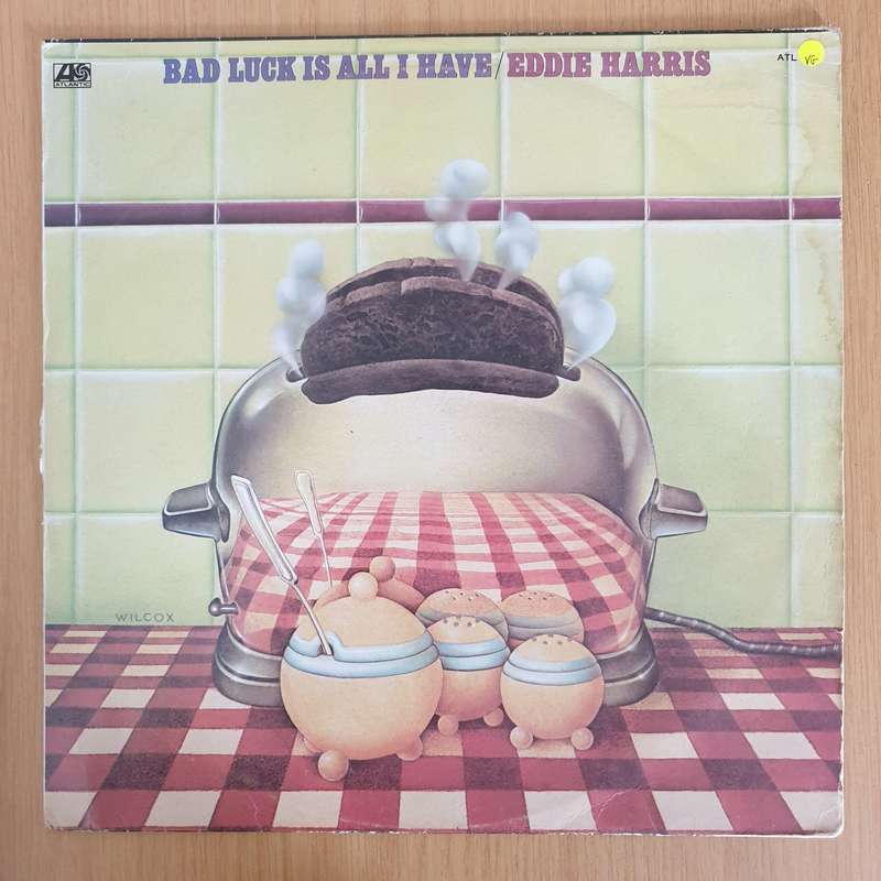 Eddie Harris  Bad Luck Is All I Have  Vinyl LP Record - Very-Good Quality (VG)  (verry)