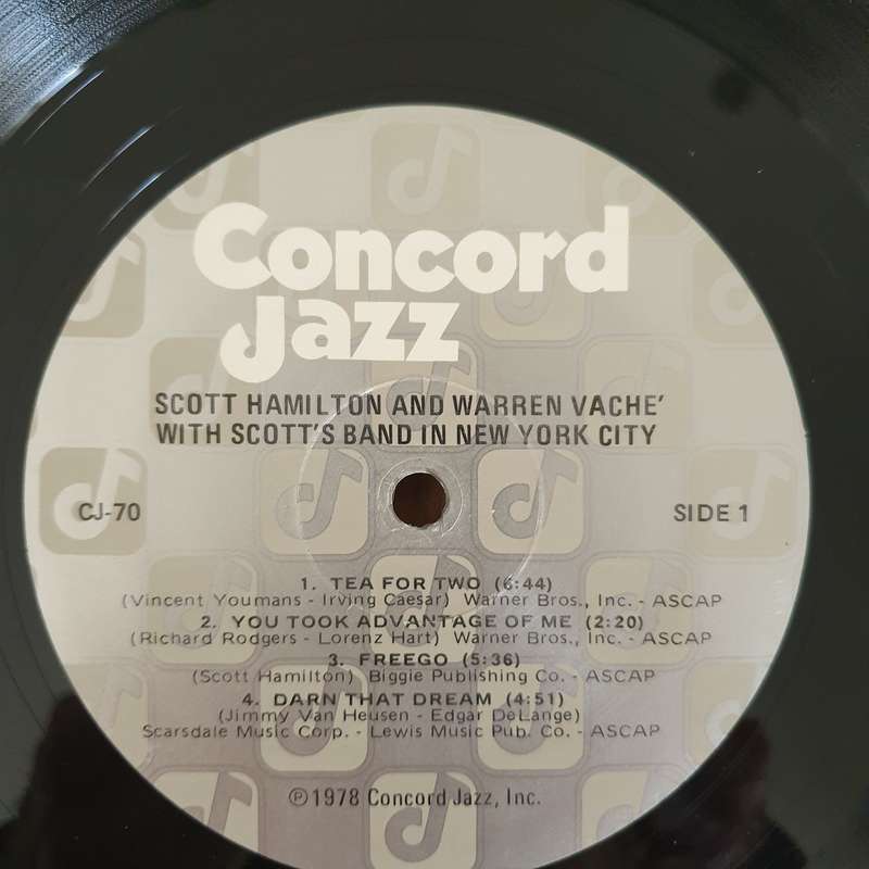 Scott Hamilton And Warren Vache  Scott Hamilton And Warren Vaché With Scott's Band In New Yor...