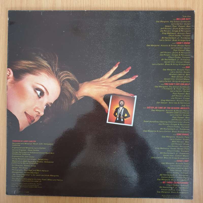 Gap Mangione  Suite Lady - Vinyl LP Record - Very-Good+ Quality (VG+) (verygoodplus)