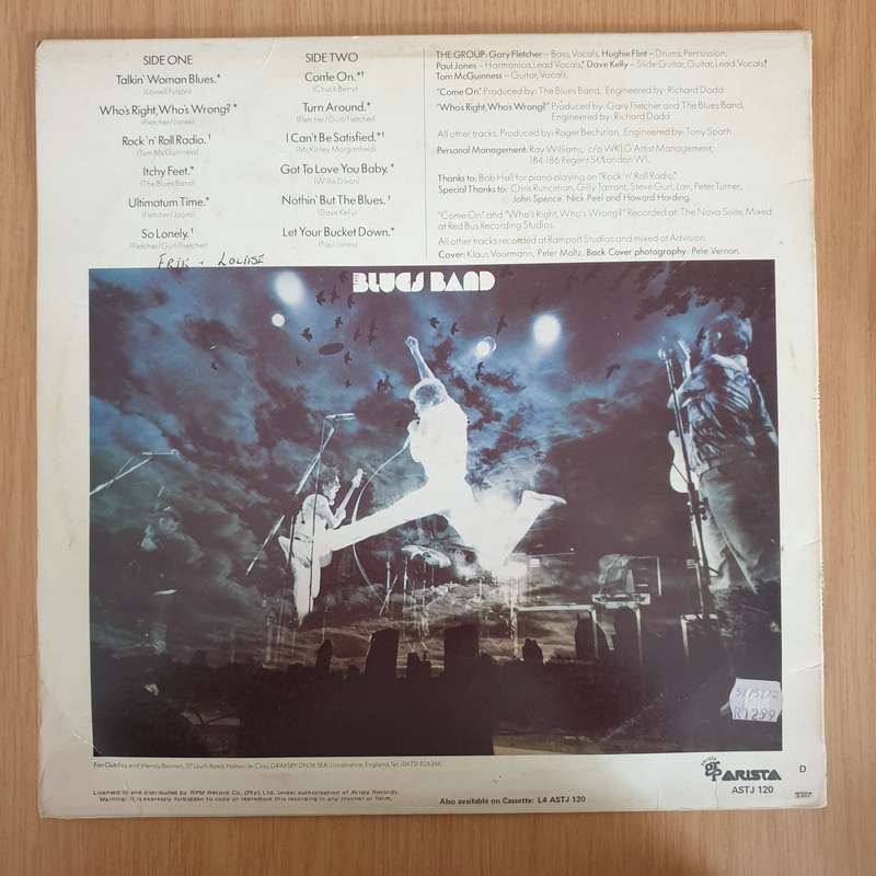 The Blues Band  Itchy Feet - Vinyl LP Record - Very-Good+ Quality (VG+) (verygoodplus)