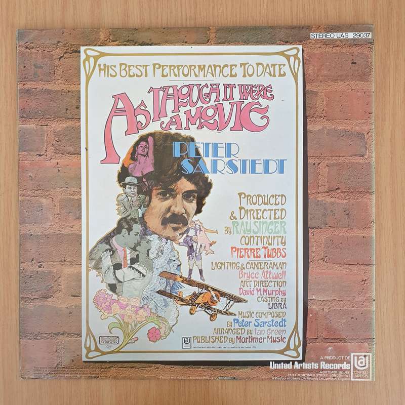 Peter Sarstedt  As Though It Were A Movie - Vinyl LP Record (VG+)