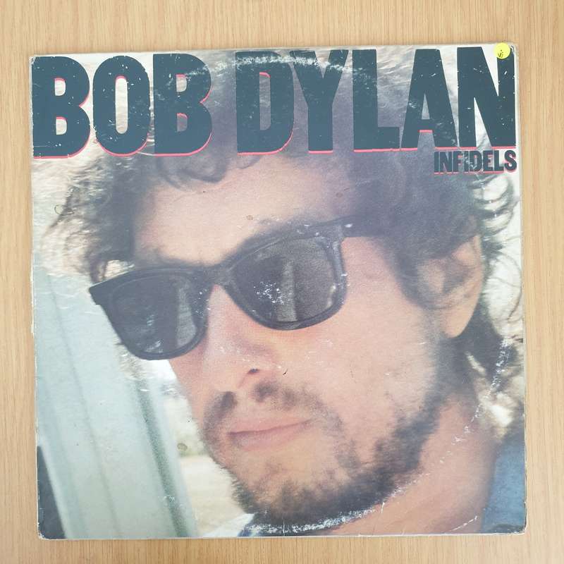 Bob Dylan  Infidels  Vinyl LP Record - Very-Good Quality (VG)  (verry)