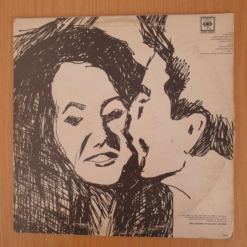 Bob Dylan  Infidels  Vinyl LP Record - Very-Good Quality (VG)  (verry)