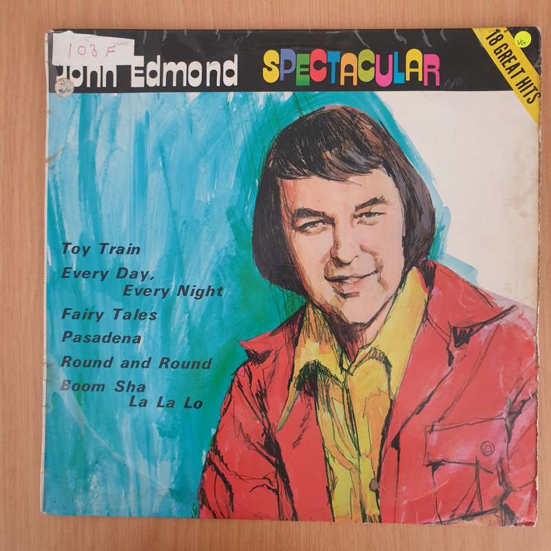 John Edmond - Spectacular - 18 Great Hits - Vinyl LP Record - Very-Good+ Quality (VG+) (verygoodp...