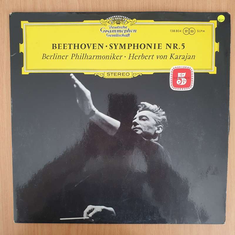Beethoven - Berliner Philharmoniker  Herbert von Karajan  Symphonie Nr.5 - Vinyl LP Reco...