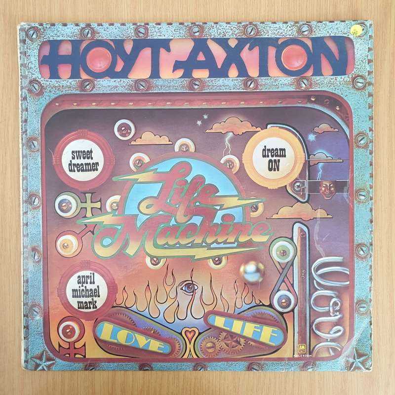 Hoyt Axton - Lie Machine  - Vinyl LP Record - Very-Good- Quality (VG-) (minus)