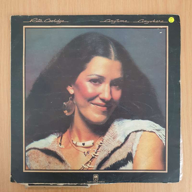 Rita Coolidge  Anytime... Anywhere (Rhodesia)   Vinyl LP Record - Very-Good Quality (VG)...