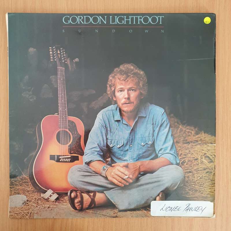 Gordon Lightfoot - Sundown  - Vinyl LP Record - Very-Good+ Quality (VG+)