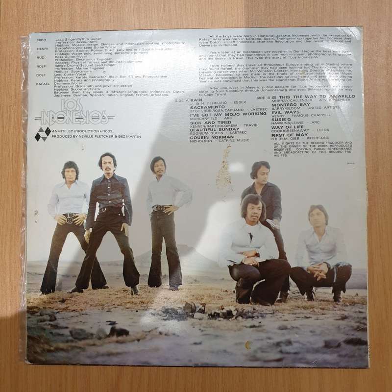 Los Indonesios - Holiday Inn South Africa - Vinyl LP Record - Very-Good- Quality (VG-) (minus)