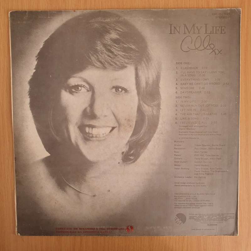 Cilla Black  In My Life   Vinyl LP Record - Very-Good Quality (VG)  (verry)