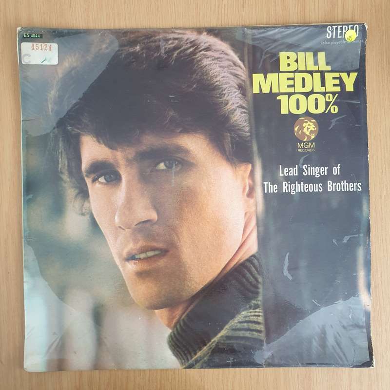 Bill Medley  100% - Vinyl LP Record - Very-Good- Quality (VG-) (minus)