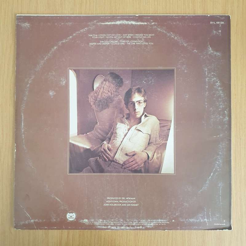 Randy Vanwarmer  Warmer  Vinyl LP Record - Very-Good Quality (VG)  (verry)