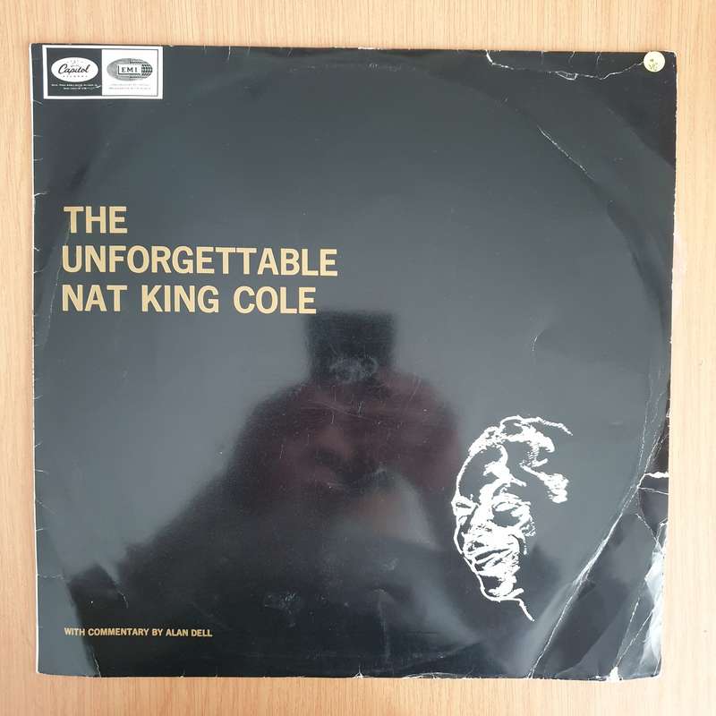 Nat King Cole  The Unforgettable Nat King Cole  Vinyl LP Record - Very-Good Quality (VG)...