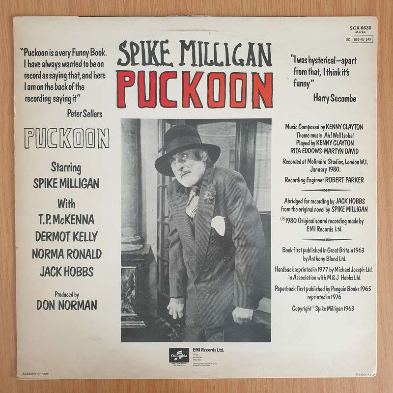 Puckoon  - Spike Milligan, T.P. McKenna, Dermot Kelly, Norma Ronald, Jack Hobbs   Vinyl LP ...