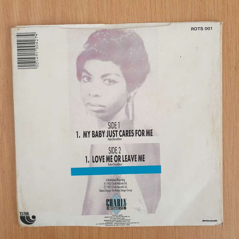 Nina Simone  My Baby Just Cares For Me - 7" Record - Very-Good+ Quality (VG+) (verygoodplus7) ...