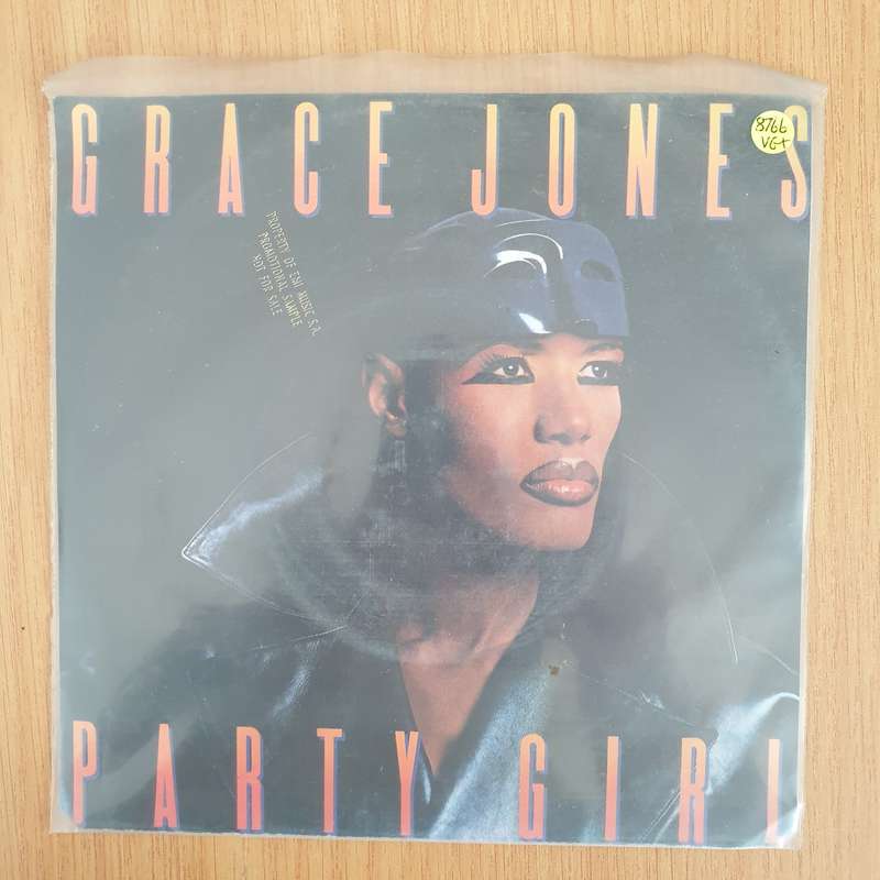 Grace Jones  Party Girl - 7" Record - Very-Good+ Quality (VG+) (verygoodplus7) (DLB)