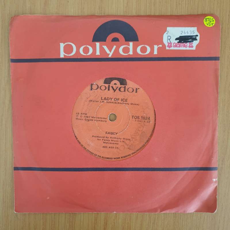 Fancy  Lady Of Ice - 7" Record - Very-Good+ Quality (VG+) (verygoodplus7) (DLB)