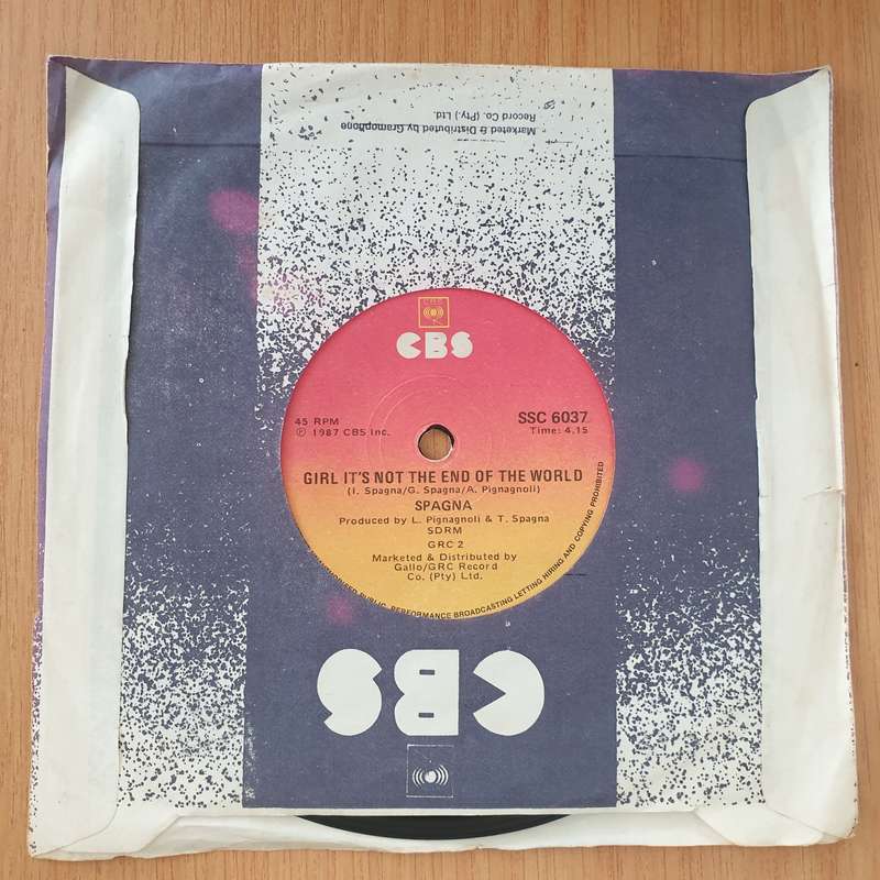 Spagna  Call Me - 7" Record - Very-Good+ Quality (VG+) (verygoodplus7) (DLB)