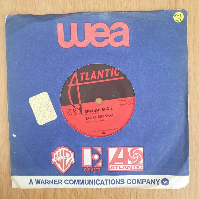 Laura Branigan  Spanish Eddie - 7" Record - Very-Good+ Quality (VG+) (verygoodplus7) (DLB)