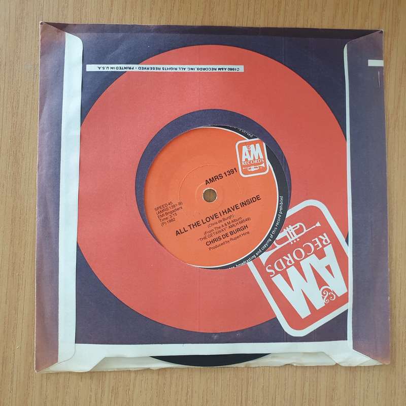 Chris de Burgh  Don't Pay The Ferryman - 7" Record - Very-Good+ Quality (VG+) (verygoodplus7) ...