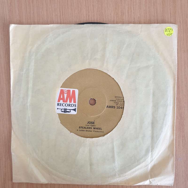 Stealers Wheel  Stuck In The Middle With You - 7" Record - Very-Good+ Quality (VG+) (verygoodp...