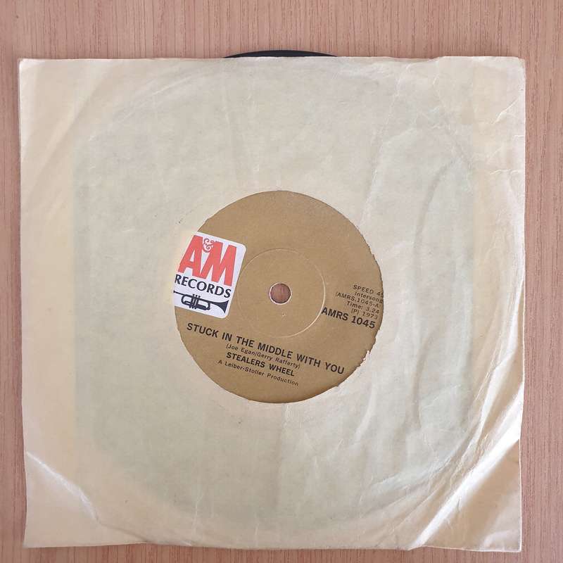 Stealers Wheel  Stuck In The Middle With You - 7" Record - Very-Good+ Quality (VG+) (verygoodp...