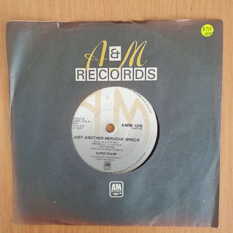 Supertramp  The Logical Song - 7" Record - Very-Good+ Quality (VG+) (verygoodplus7) (DLB)