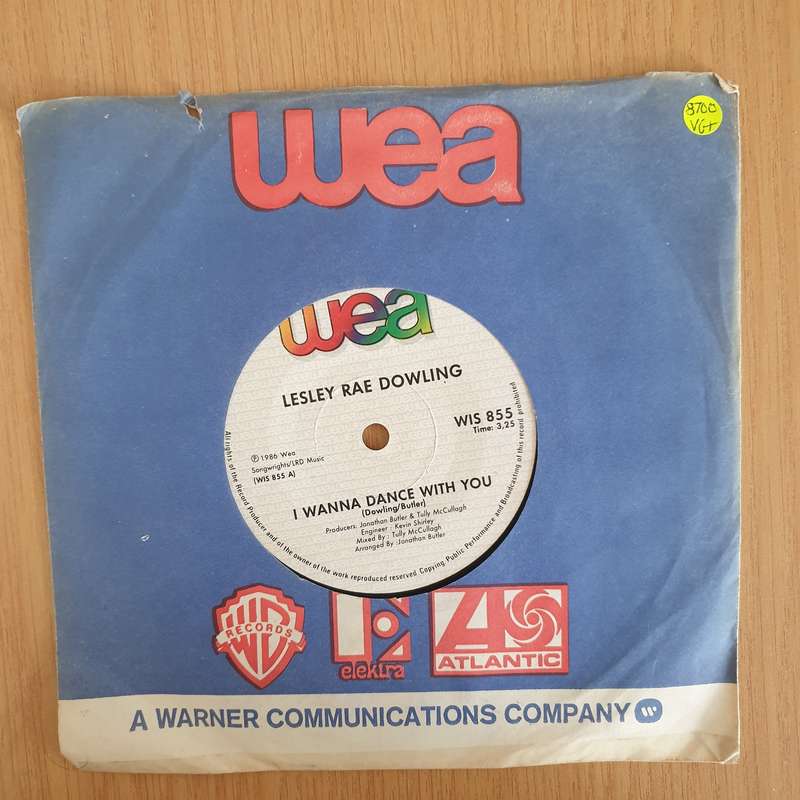 Lesley Rae Dowling  Grips of Emotion - 7" Record - Very-Good+ Quality (VG+) (verygoodplus7) (DLB)